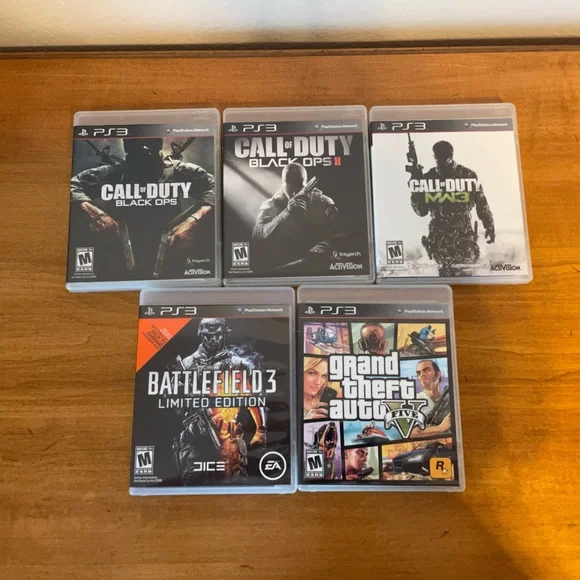 Sony Video Games Consoles Ps3 Call Of Duty And Grand Theft Auto Video Game Bundle Poshmark